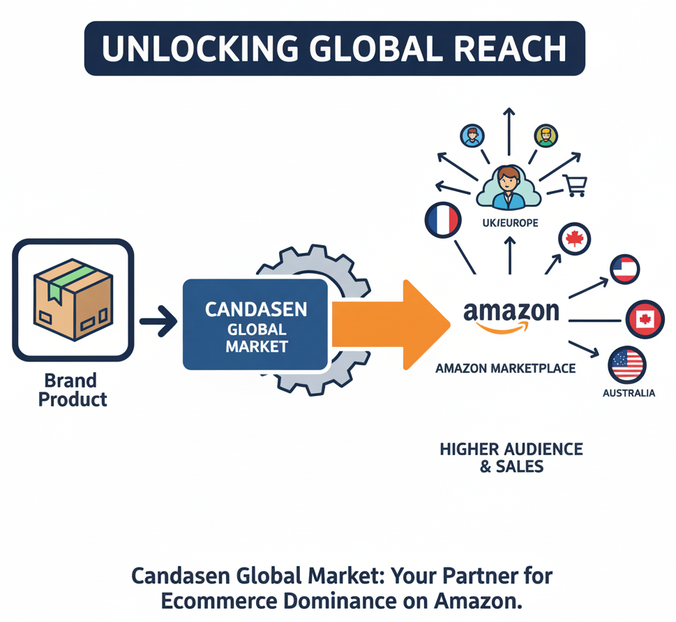 Organogram of Candasen Global Market strategic operational